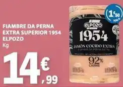 E.Leclerc Elpozo - fiambre da perna extra superior 1954 promoção