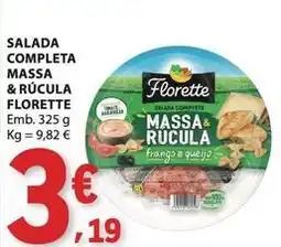E.Leclerc Florette - salada completa massa & rucula promoção
