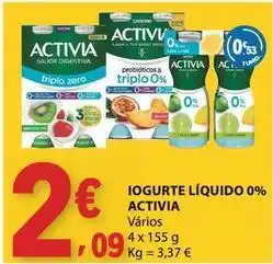 E.Leclerc Danone - iogurte liquido 0% activia promoção