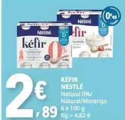 E.Leclerc Nestle - kéfir natural 0%/ natural/ morango promoção