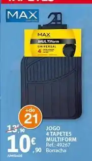 E.Leclerc Max - 4 tapetes multiform promoção