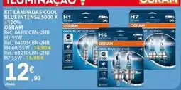 E.Leclerc Osram - kit lampadas cool blue intense promoção
