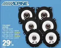 E.Leclerc Colunas alpine promoção
