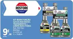 E.Leclerc Diesel - kit manutenção gasolina/ tratamento limpa iniectores promoção