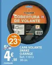 E.Leclerc Capa volante snake o.range promoção