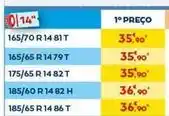 E.Leclerc 165/70 r1481t promoção