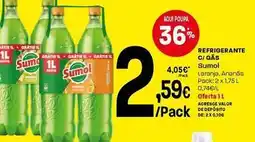 Intermarché Sumol - refrigerante c/gas laranja promoção