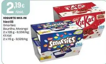Intermarché Nestlé - iogurte mix-in promoção