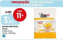 Intermarché Porsi - batata pre-frita promoção