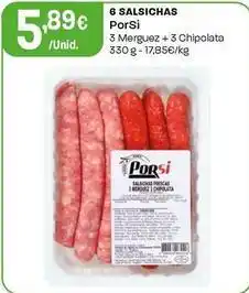Intermarché Porsi - 6 salsichas promoção