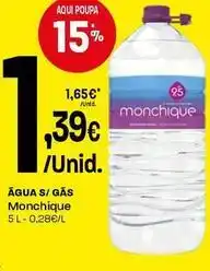 Intermarché Monchique - água s/gas promoção