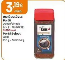 Intermarché Porsi - café solúvel promoção