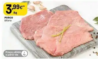 Intermarché Porco bifana promoção