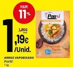 Intermarché Porsi - arroz vaporizado promoção