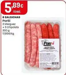 Intermarché Porsi - 6 salsichas promoção