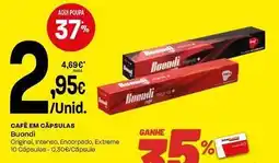 Intermarché Buondi - cafe em capsulas promoção