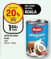Intermarché Koala - leite de coco promoção