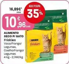 Intermarché Friskies - alimento seco p/ gato promoção