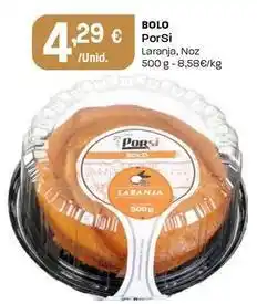 Intermarché Porsi - bolo promoção