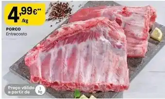 Intermarché Porco entrecosto promoção
