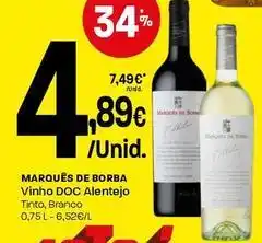 Intermarché Marqués de borba - vinho doc alentejo promoção