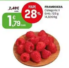 Intermarché Framboesa promoção