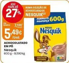 Intermarché Nesquik - achocolatado em po promoção