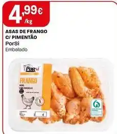 Intermarché Porsi - asas de frango c/pimentão promoção