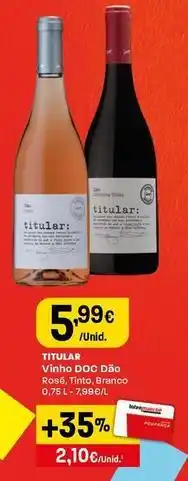 Intermarché Titular - vinho doc dao promoção