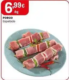 Intermarché Porco espetada promoção