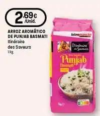 Intermarché Itinéraire des saveurs - arroz aromatico de punjab basmati promoção