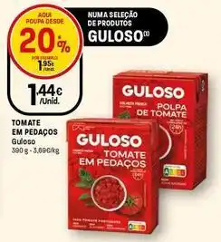 Intermarché Guloso - tomate em pedaços promoção