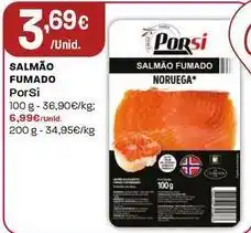 Intermarché Porsi - salmão fumado promoção
