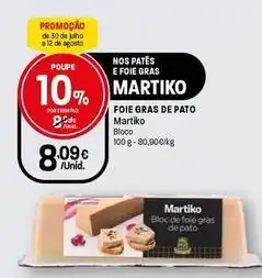 Intermarché Martiko - foie gras de pato promoção
