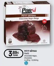 Intermarché Porsi - petit gâteau chocolate negro promoção
