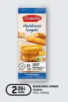 Intermarché Chabrior - madalenas longas promoção