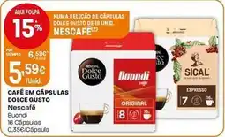 Intermarché Nescafé - cafe em capsulas dolce gusto promoção