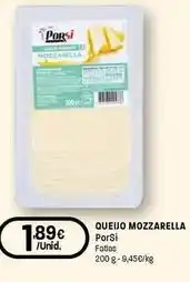 Intermarché Porsi - queijo mozzarella promoção