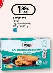 Intermarché Porsi - 6 rolinhos promoção