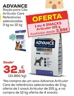 Kiwoko advance ração para cão articular care promoção