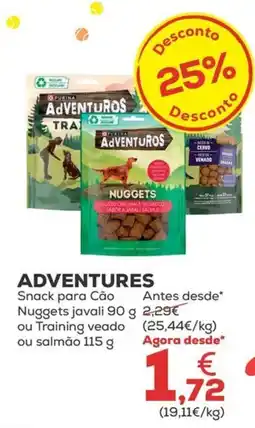 Kiwoko adventures snack para cão promoção