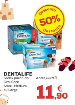 Kiwoko Dentalife snack para cão oral care small, medium ou large promoção
