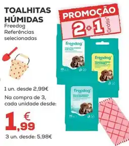 Kiwoko toalhitas húmidas freedog promoção