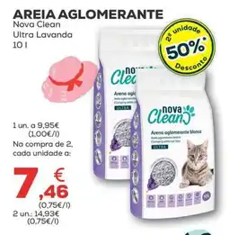 Kiwoko Areia aglomerante nova clean ultra lavanda promoção