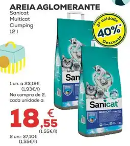 Kiwoko Areia aglomerante sanicat multicat clumping promoção