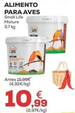 Kiwoko Alimento para aves small life mixture promoção