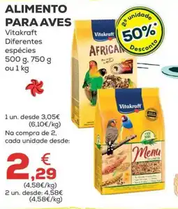 Kiwoko alimento para aves vitakraft promoção