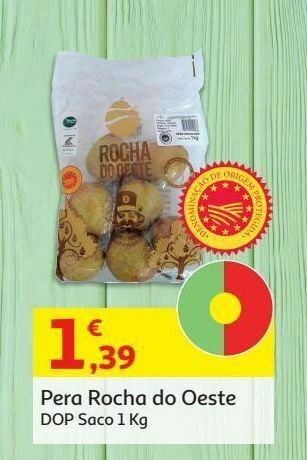 Auchan Pera rocha:oeste dop 1 kg promoção
