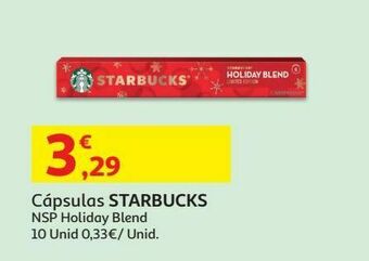 Cápsulas starbucks