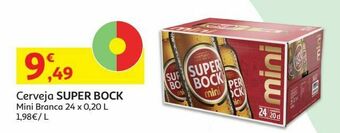 Auchan Cerveja super bock promoção